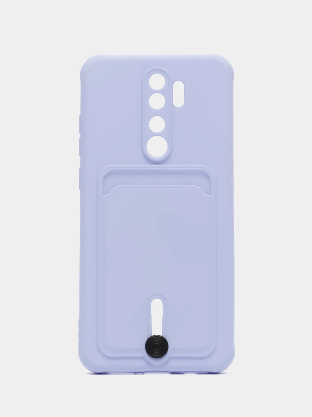 Лавандовый чехол для Xiaomi Redmi Note 8 Pro (Редми Нот 8 Про) силиконовый , с карманом