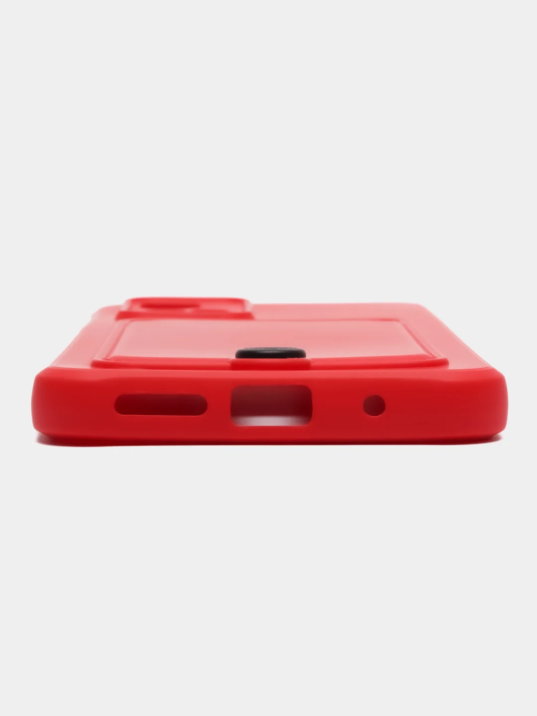 Вишнёвый силиконовый чехол для Xiaomi Redmi 10 ( Сяоми Редми 10 ) с карманом для карт
