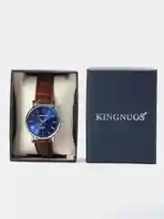 Коричневый мужские наручные часы KINGNUOS K-012, в подарочной упаковке