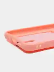 Пастельно-коралловый чехол для Xiaomi Redmi Note 8 Pro (Редми Нот 8 Про) силиконовый , с карманом