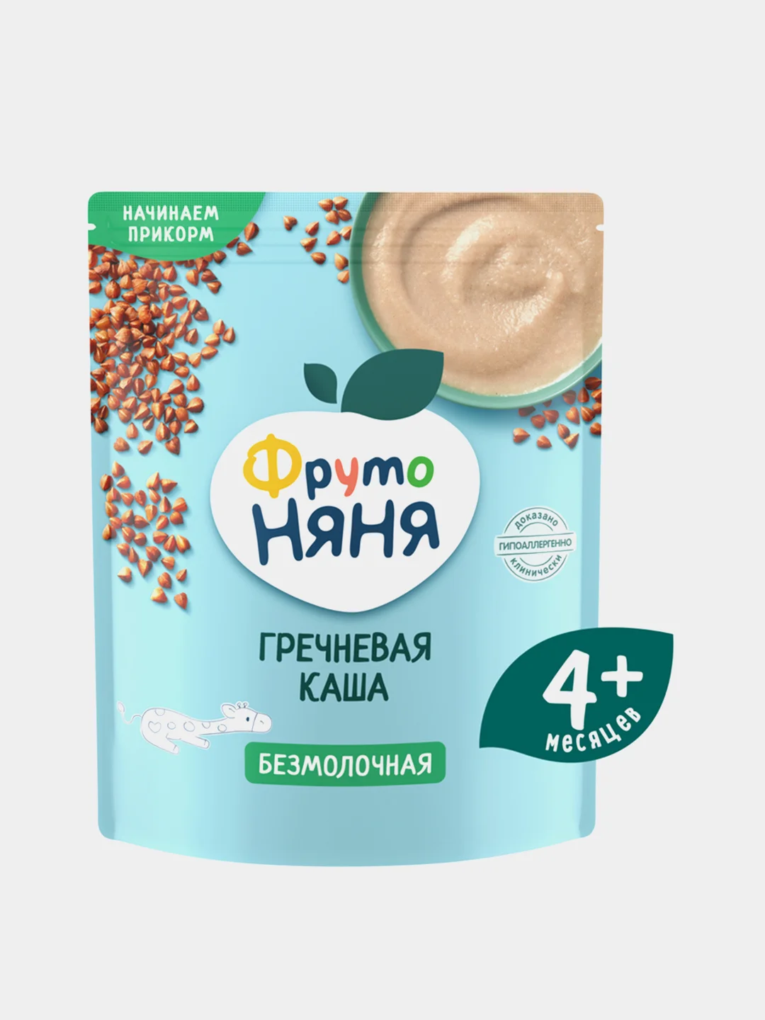 Каша детская ФрутоНяня с 4 месяцев, гречневая безмолочная, сухая, 200 г