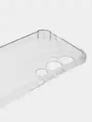 Прозрачный силиконовый чехол для Tecno Pova 4 Pro (Техно Пова 4 Про), с карманом для карт, прозрачный