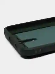 Тёмно-зелёный силиконовый чехол для Samsung Galaxy S23 Plus, S23+ (Самсунг Галакси С23 Плюс), с карманом