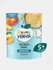 Каша детская ФрутоНяня с 5 месяцев, овсяная с персиком, молочная, сухая, 200 г