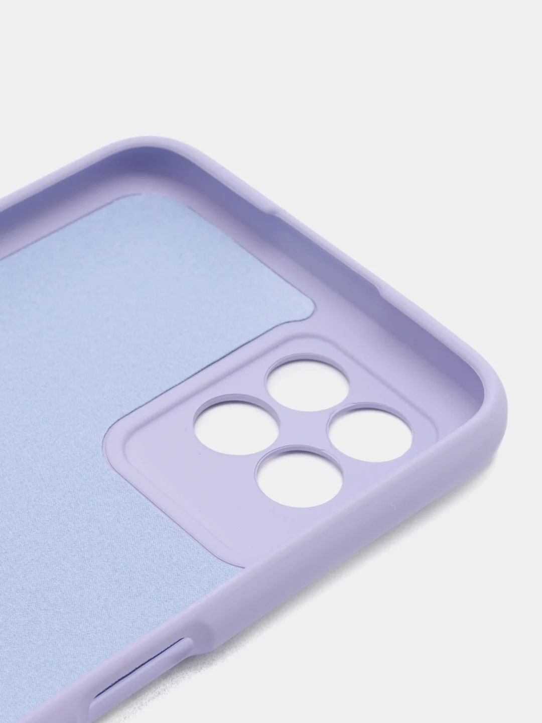 Лавандовый чехол силиконовый для Realme 8i / Narzo 50 4G (Реалми 8Ай / Нарзо 50), Silicone Cover