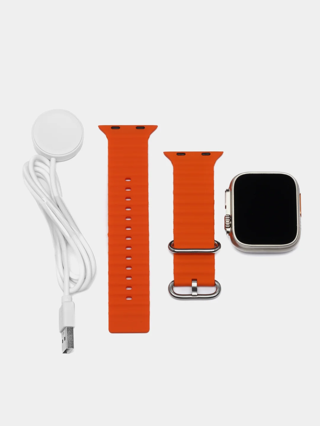Оранжевый умные смарт-часы Smart Watch X8 Ultra 8 series, 8 серия, 49 мм