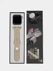 Золотой умные смарт часы Smart Watch X7 Pro, 45 мм, с беспроводной магнитной зарядкой