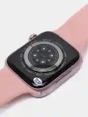 Розовый умные смарт часы Smart Watch X8 Pro, 45 мм, с беспроводной магнитной зарядкой