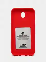 Красный силиконовый чехол для Samsung J7 2017 / J730 Hana Molan Cano, бампер для смартфона