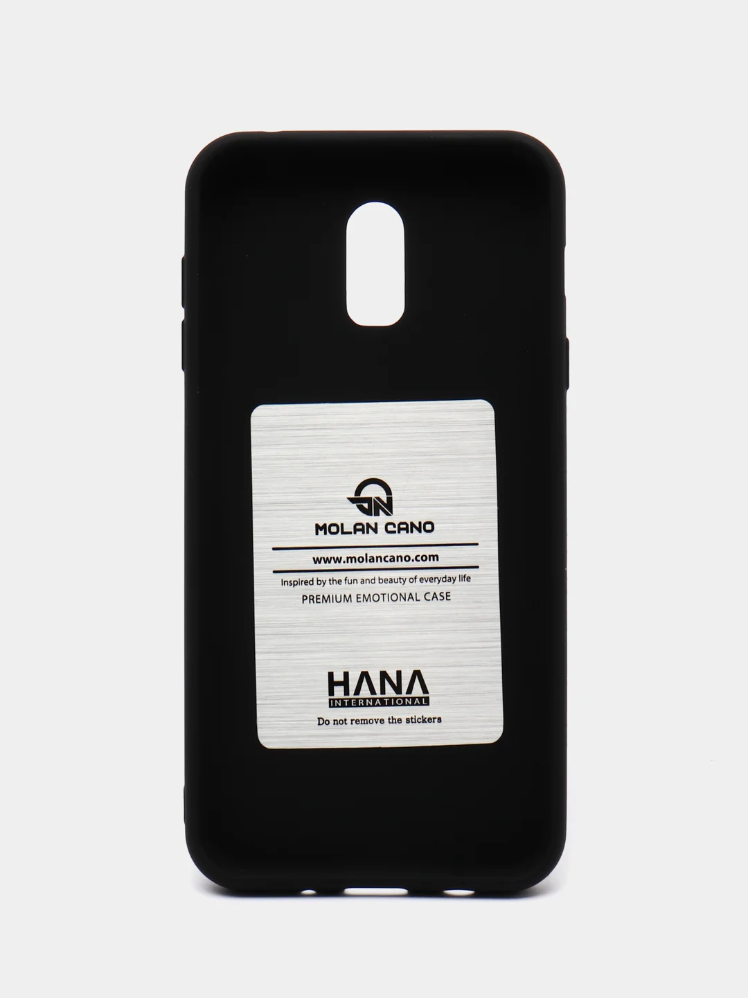 Черный силиконовый чехол для Samsung J7 Plus SM-C710F/DS Hana Molan Cano, бампер для смартфона