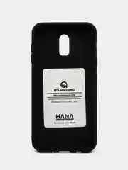 Черный силиконовый чехол для Samsung J7 Plus SM-C710F/DS Hana Molan Cano, бампер для смартфона