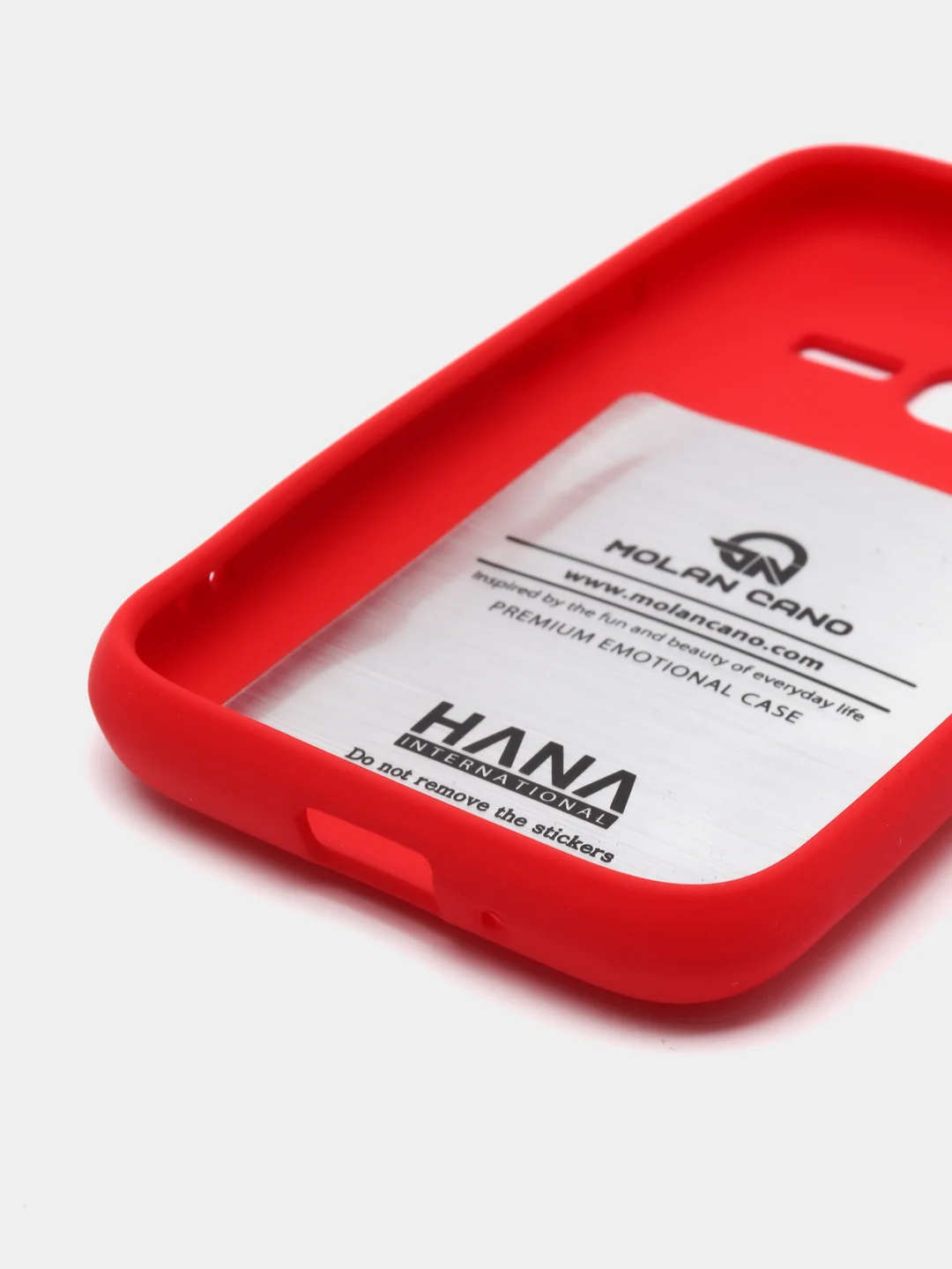 Красный силиконовый чехол для Samsung J1 mini prime Hana Molan Cano, бампер для смартфона