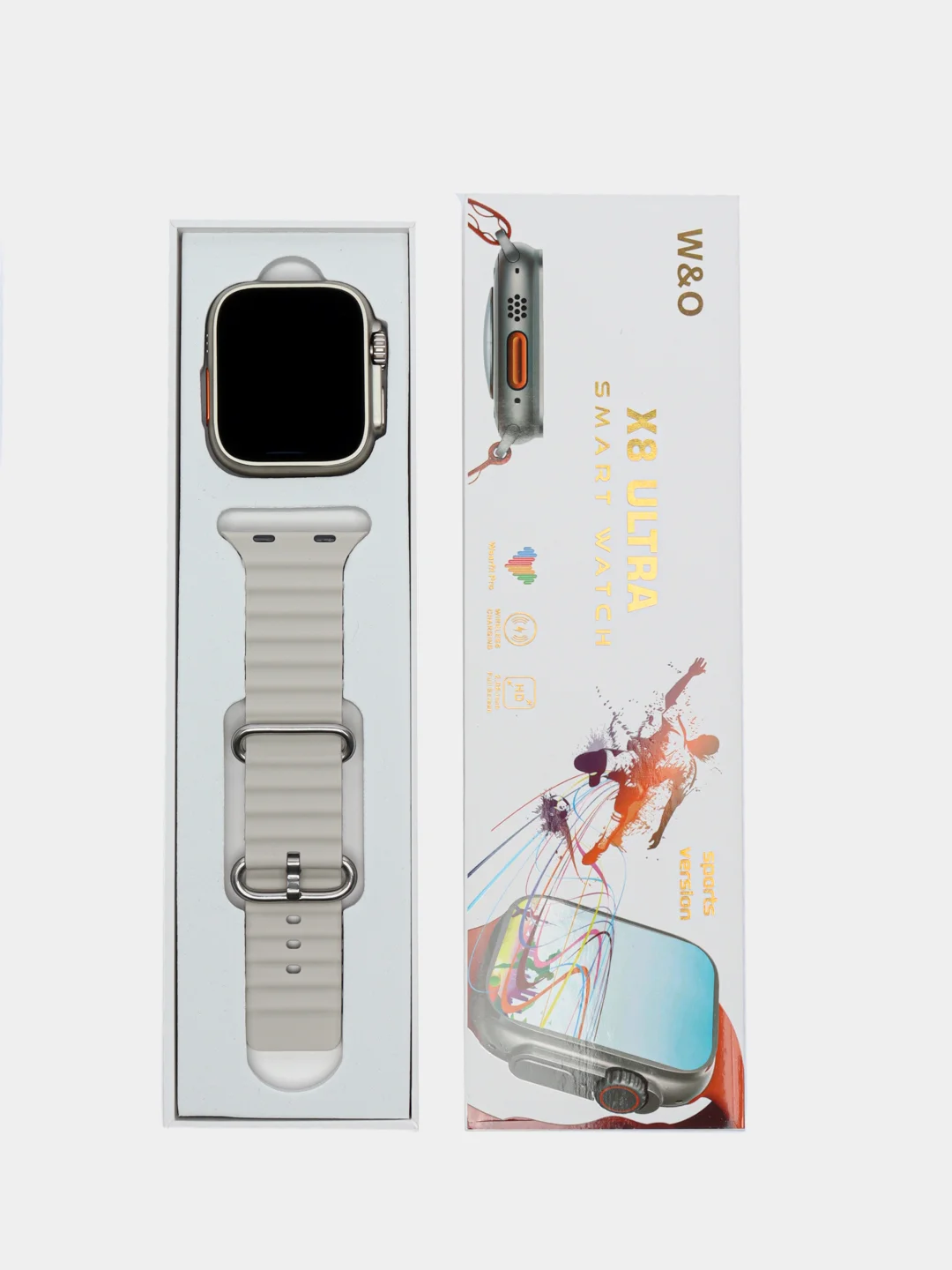 Бежевый умные смарт-часы Smart Watch X8 Ultra 8 series, 8 серия, 49 мм