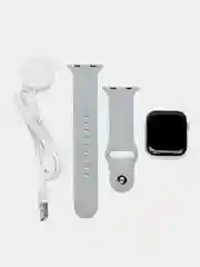 Серый умные смарт часы Smart Watch X7 Pro, 45 мм, с беспроводной магнитной зарядкой