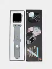 Серый умные смарт часы Smart Watch X7 Pro, 45 мм, с беспроводной магнитной зарядкой