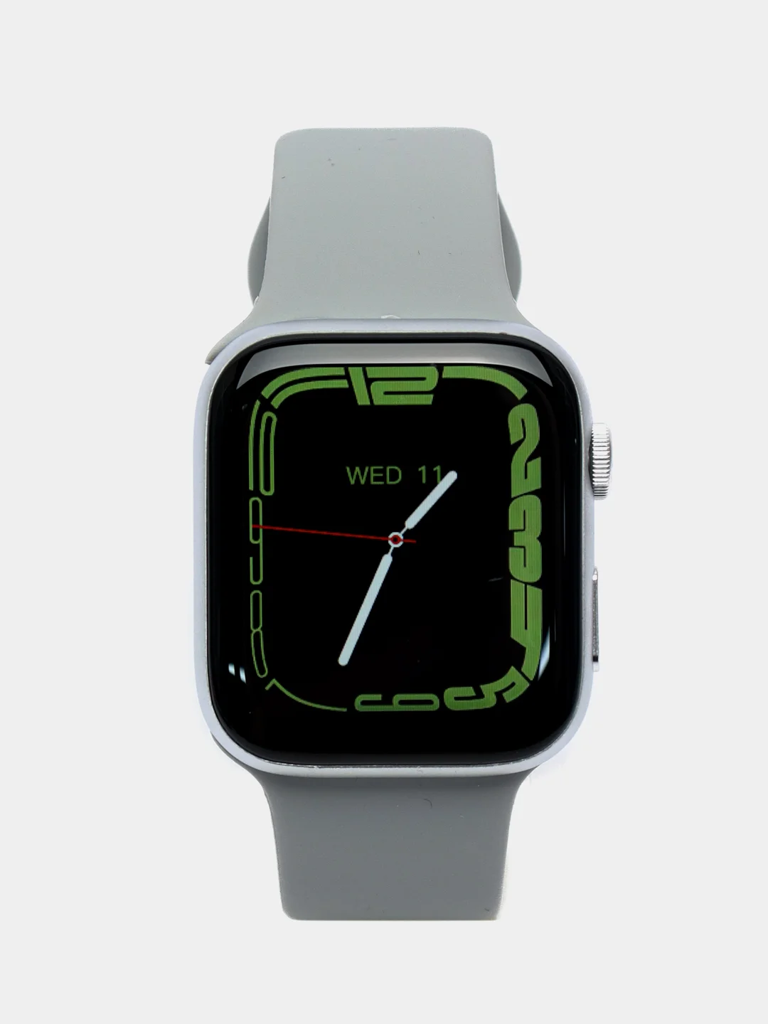 Серый умные смарт часы Smart Watch X7 Pro, 45 мм, с беспроводной магнитной зарядкой