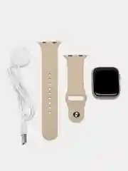 Золотой умные смарт часы Smart Watch X8 Pro, 45 мм, с беспроводной магнитной зарядкой