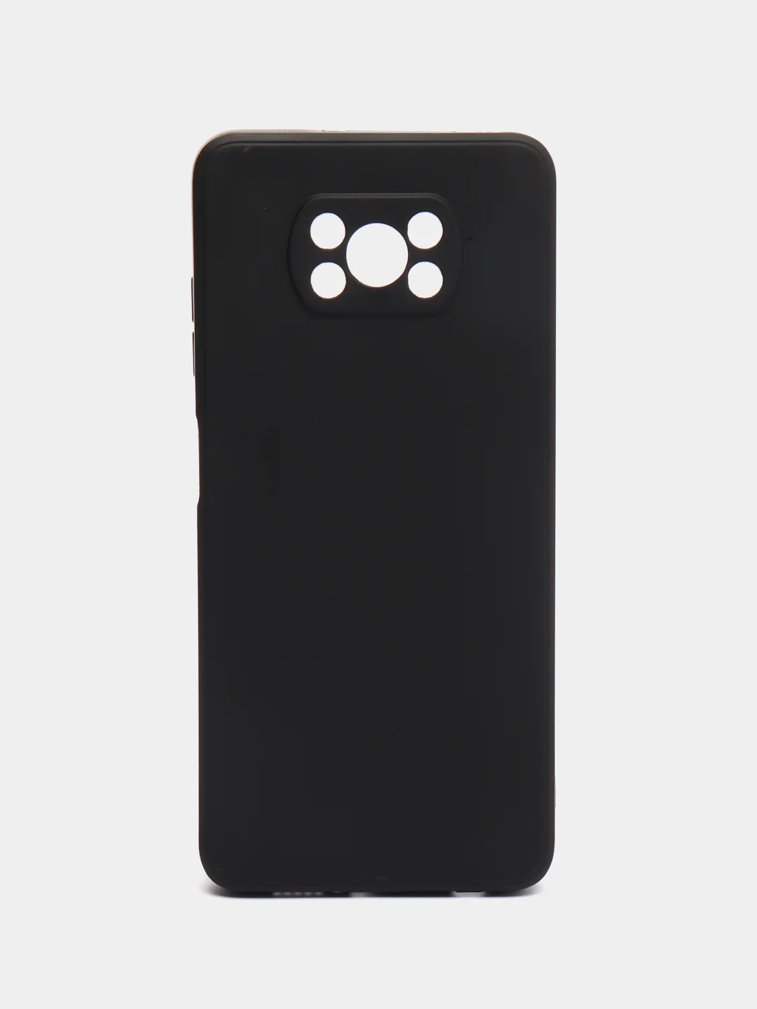 Черный чехол для Xiaomi Poco X3 NFC, Poco X3 Pro (Сяоми Поко Икс3 нфс, Икс3 Про), силиконовый