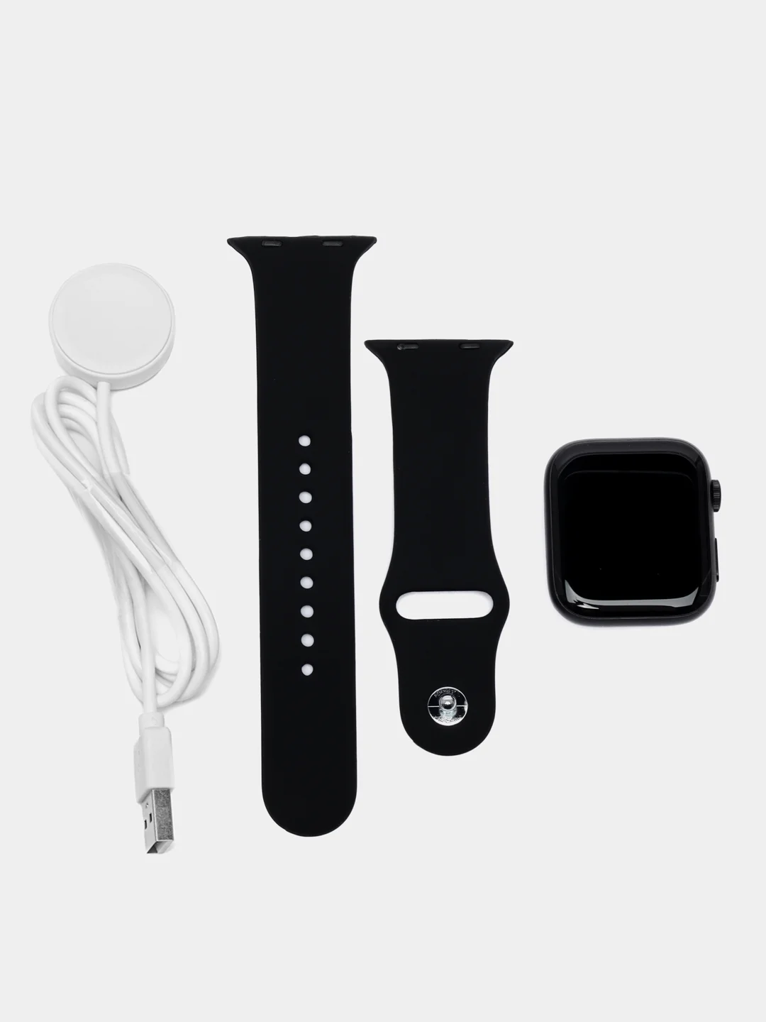 Черный умные смарт часы Smart Watch X7 Pro, 45 мм, с беспроводной магнитной зарядкой