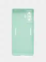 Мятный чехол для Xiaomi Poco F4 GT (Поко Ф4 Джити) силиконовый, черный, матовый, с защитой камеры