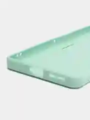 Мятный чехол для Xiaomi Poco F4 GT (Поко Ф4 Джити) силиконовый, черный, матовый, с защитой камеры