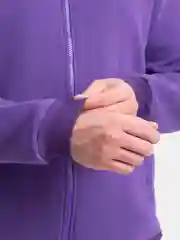 Фиолетовый толстовка-бомбер, унисекс