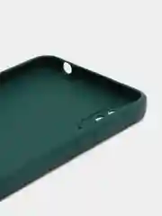 Тёмно-зелёный силиконовый чехол для Xiaomi Redmi 9A (Сяоми Редми 9А), прозрачный