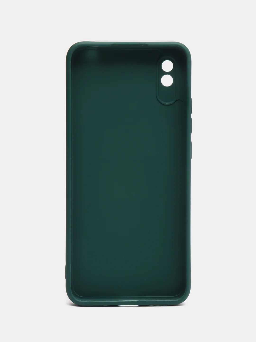 Тёмно-зелёный силиконовый чехол для Xiaomi Redmi 9A (Сяоми Редми 9А), прозрачный