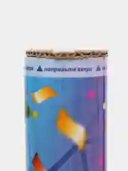Хлопушка пневматическая "Блеск", 60 см. Наполнитель блестящие конфетти прямоугольники