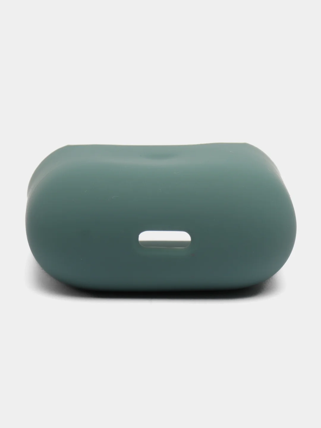 Тёмно-зелёный чехол силиконовый для наушников AirPods 1 / 2