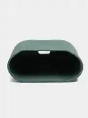 Тёмно-зелёный чехол силиконовый для наушников AirPods 1 / 2