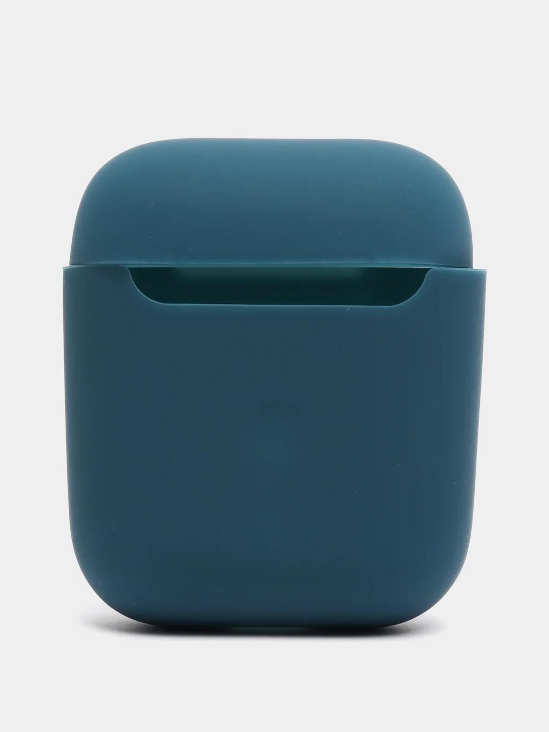 Синий меланж чехол силиконовый для наушников AirPods 1 / 2