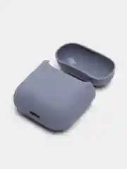 Фиолетовый чехол силиконовый для наушников AirPods 1 / 2