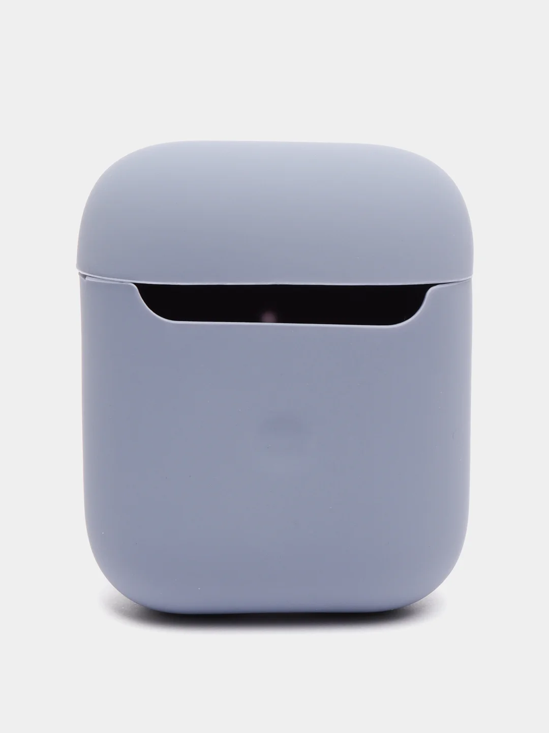 Фиолетовый чехол силиконовый для наушников AirPods 1 / 2