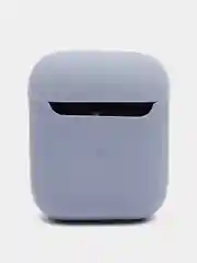 Фиолетовый чехол силиконовый для наушников AirPods 1 / 2