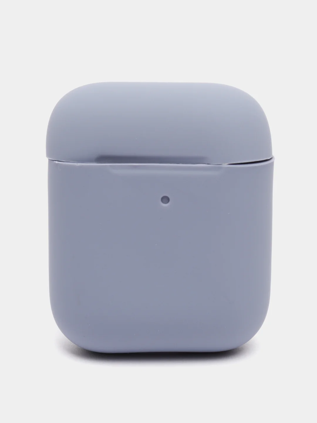 Фиолетовый чехол силиконовый для наушников AirPods 1 / 2