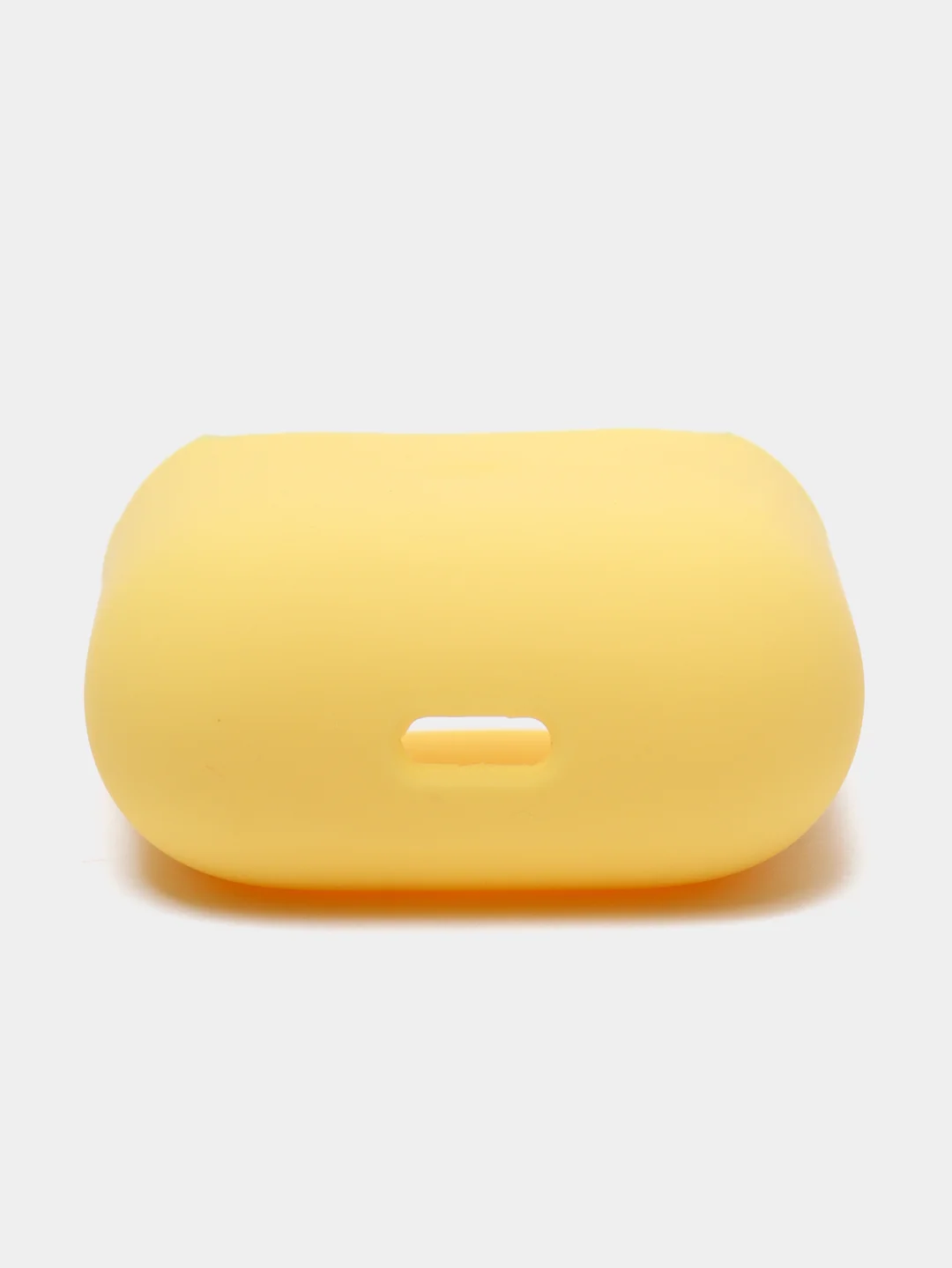 Желтый чехол силиконовый для наушников AirPods 1 / 2