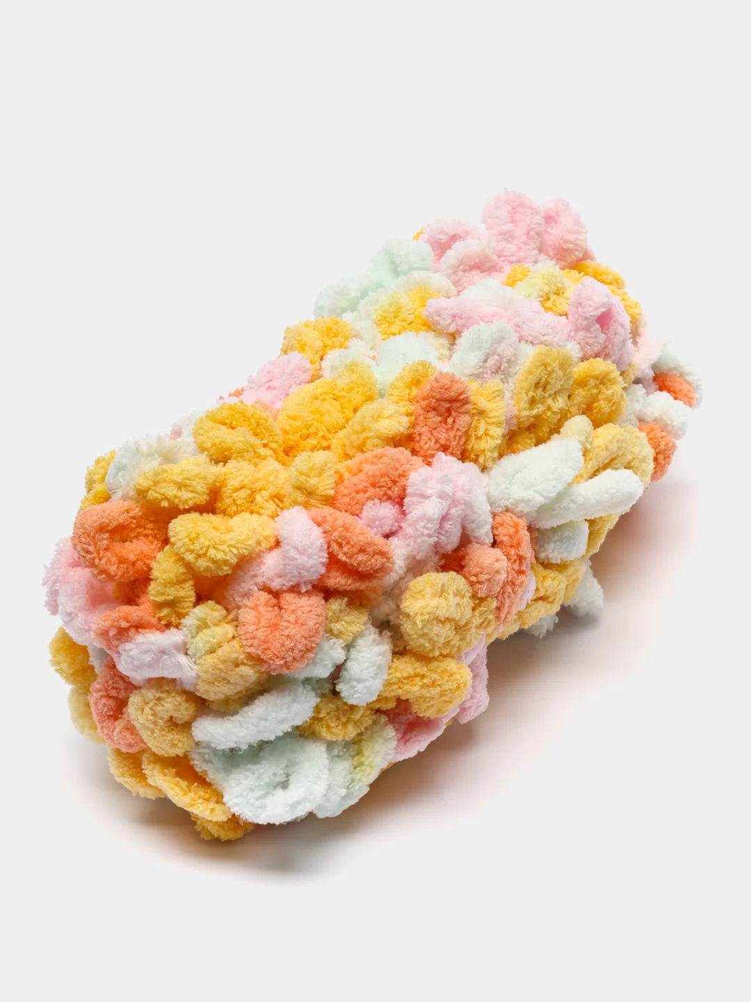 Манго пряжа Alize Puffy Color, петельки большие, 100 г, 9 м