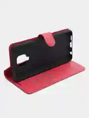 Красный чехол-книжка Xiaomi Redmi Note 9 Pro / Note 9S, с магнитной застежкой и визитницей
