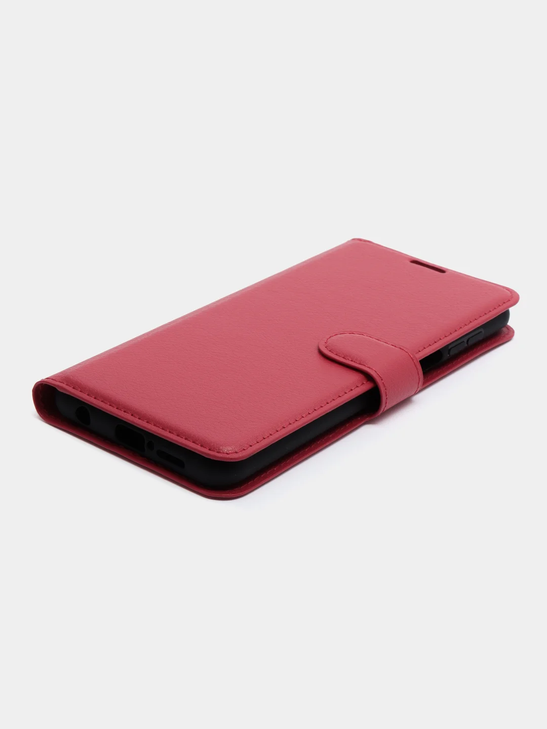 Красный чехол-книжка Xiaomi Redmi Note 9 Pro / Note 9S, с магнитной застежкой и визитницей