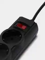Черный сетевой фильтр-удлинитель Perfeo PowerX, 5 розеток