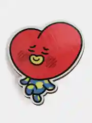 Значки деревянные "BT21 - Тата"