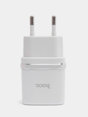 Зарядное Устройство на 2 USB + кабель micro USB для телефона/планшета/смартфона Hoco c12