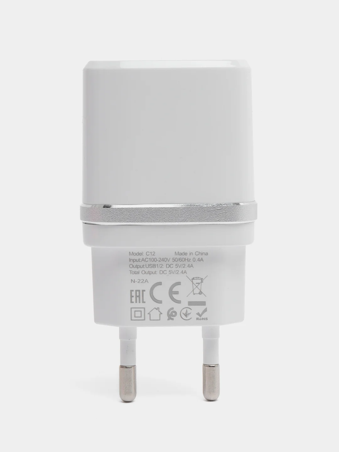 Зарядное Устройство на 2 USB + кабель micro USB для телефона/планшета/смартфона Hoco c12