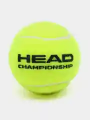 Желтый мячи для большого тенниса HEAD CHAMPIONSHIP 3B, ITF, в упаковке 3 штуки