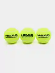 Желтый мячи для большого тенниса HEAD CHAMPIONSHIP 3B, ITF, в упаковке 3 штуки