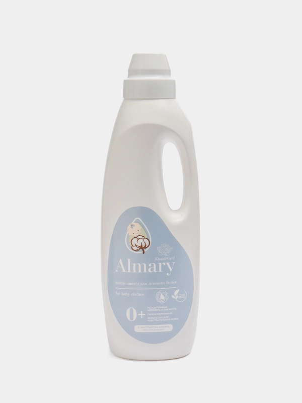 Кондиционер для детского белья Almary с экстрактом хлопка, 1 л