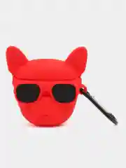 Чехол для беспроводных наушников Apple AirPods 1/2, с карабином, силиконовый