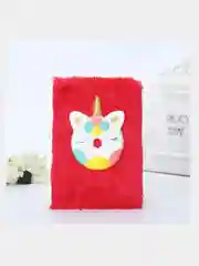Коралловый блокнот пушистый антистресс