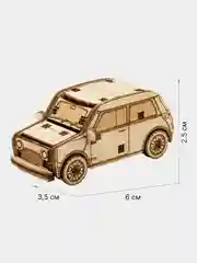 Деревянный конструктор UNIWOOD UNIT Сборная модель MINI Cooper (Мини Купер)